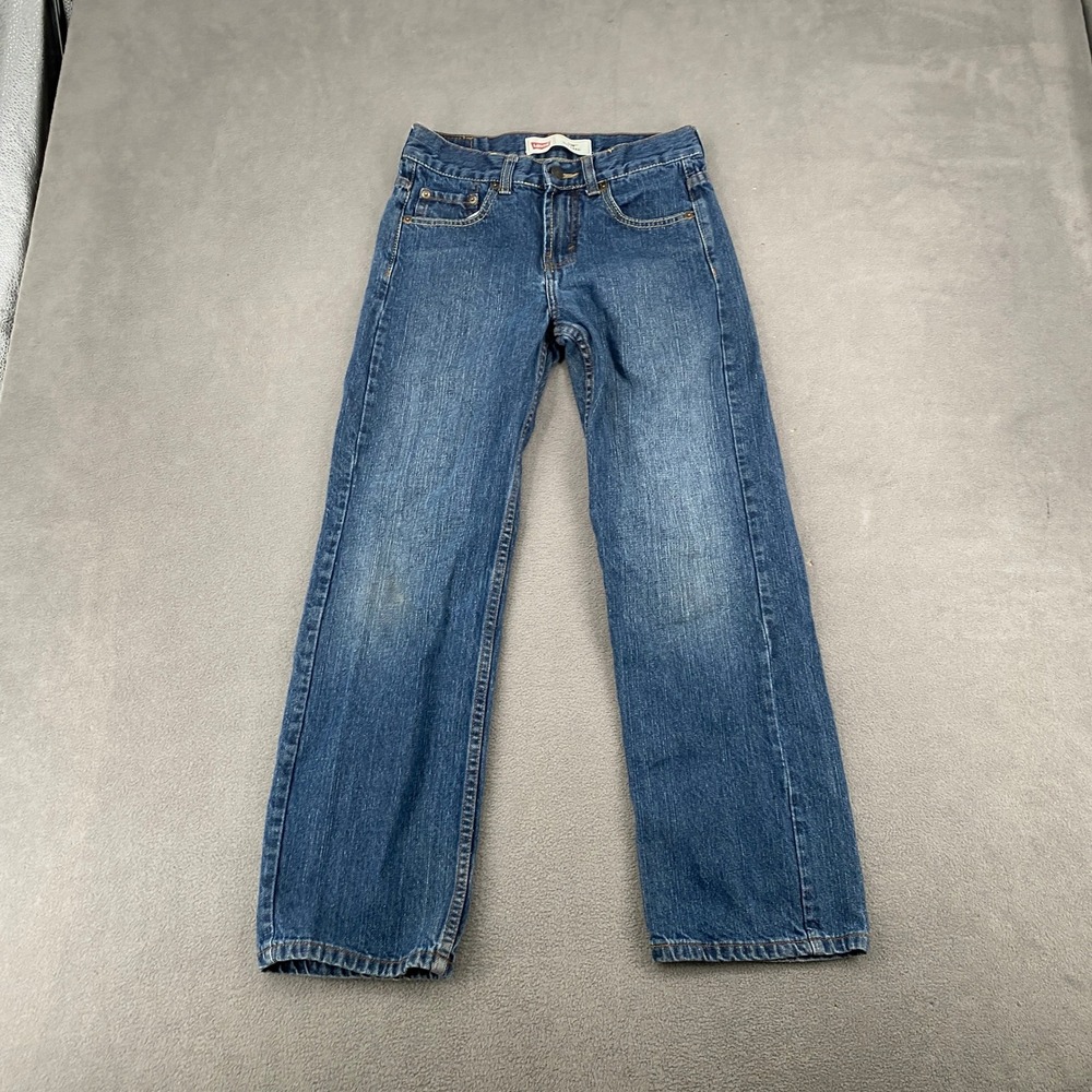 Levis 550 Relaxed Fit Boys Jeans Size 12 Reg W26 L26 Medium Wash Denim 6751